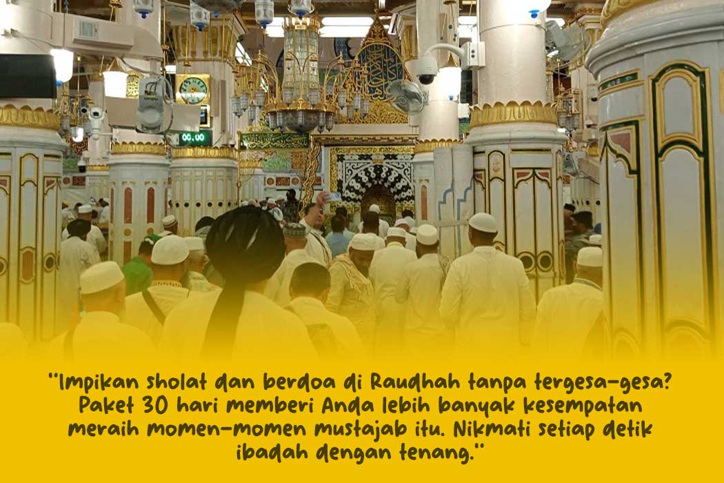Jamaah umroh 30 hari